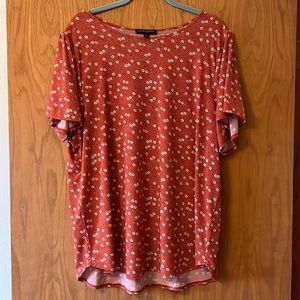 Banana Republic flounce sleeve blouse